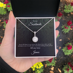 Personalized Eternal Hope Necklace, Custom Hope Pendant, Inspirational Jewelry, Gift for Women, Spiritual Necklace, Keepsake Jewelry