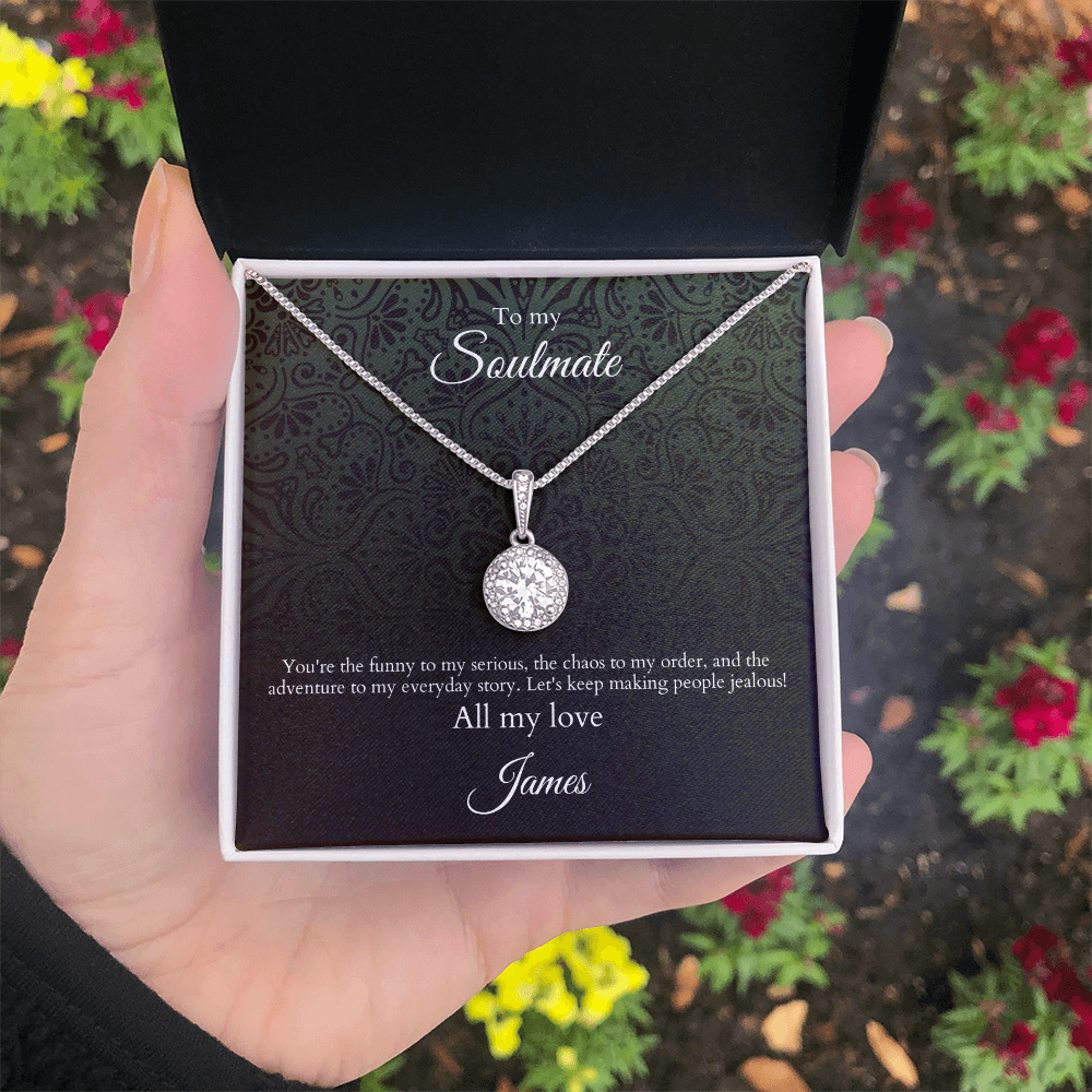Personalized Eternal Hope Necklace, Custom Hope Pendant, Inspirational Jewelry, Gift for Women, Spiritual Necklace, Keepsake Jewelry