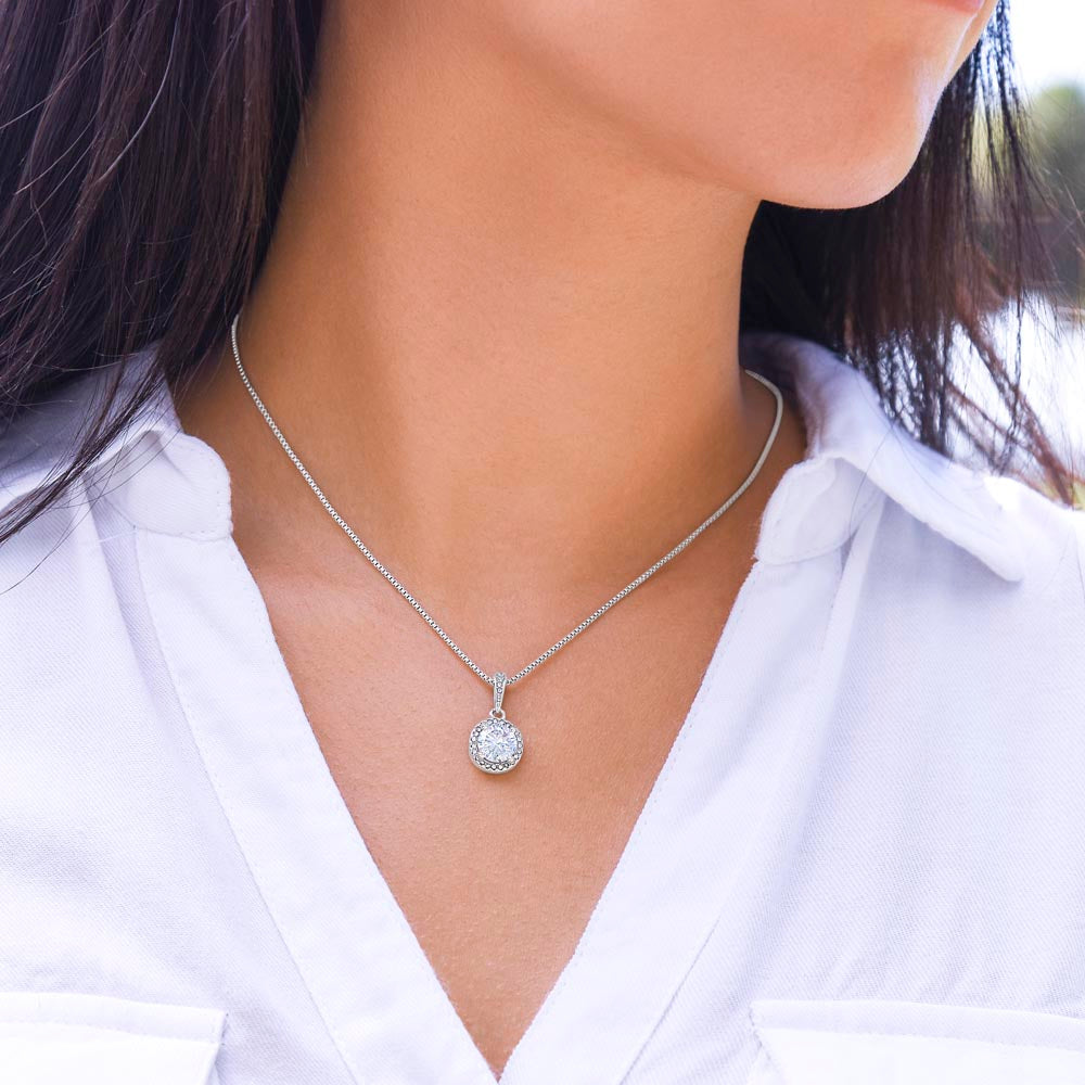Personalized Eternal Hope Necklace, Custom Hope Pendant, Inspirational Jewelry, Gift for Women, Spiritual Necklace, Keepsake Jewelry