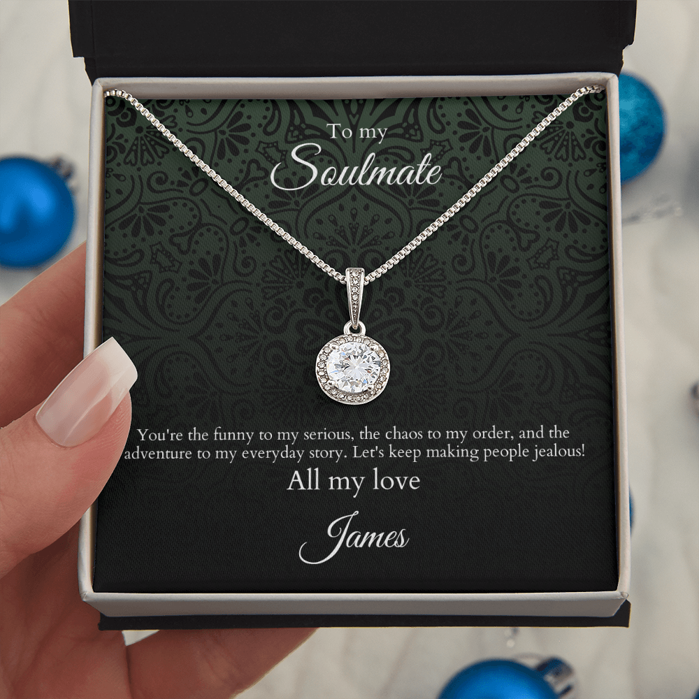 Personalized Eternal Hope Necklace, Custom Hope Pendant, Inspirational Jewelry, Gift for Women, Spiritual Necklace, Keepsake Jewelry