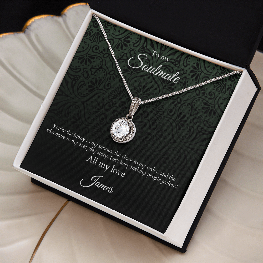 Personalized Eternal Hope Necklace, Custom Hope Pendant, Inspirational Jewelry, Gift for Women, Spiritual Necklace, Keepsake Jewelry
