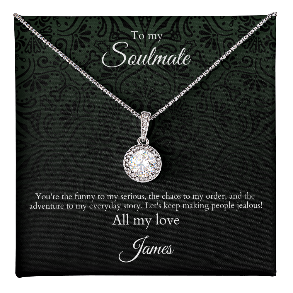 Personalized Eternal Hope Necklace, Custom Hope Pendant, Inspirational Jewelry, Gift for Women, Spiritual Necklace, Keepsake Jewelry