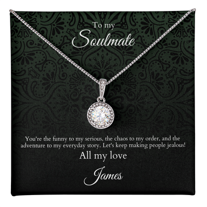 Personalized Eternal Hope Necklace, Custom Hope Pendant, Inspirational Jewelry, Gift for Women, Spiritual Necklace, Keepsake Jewelry