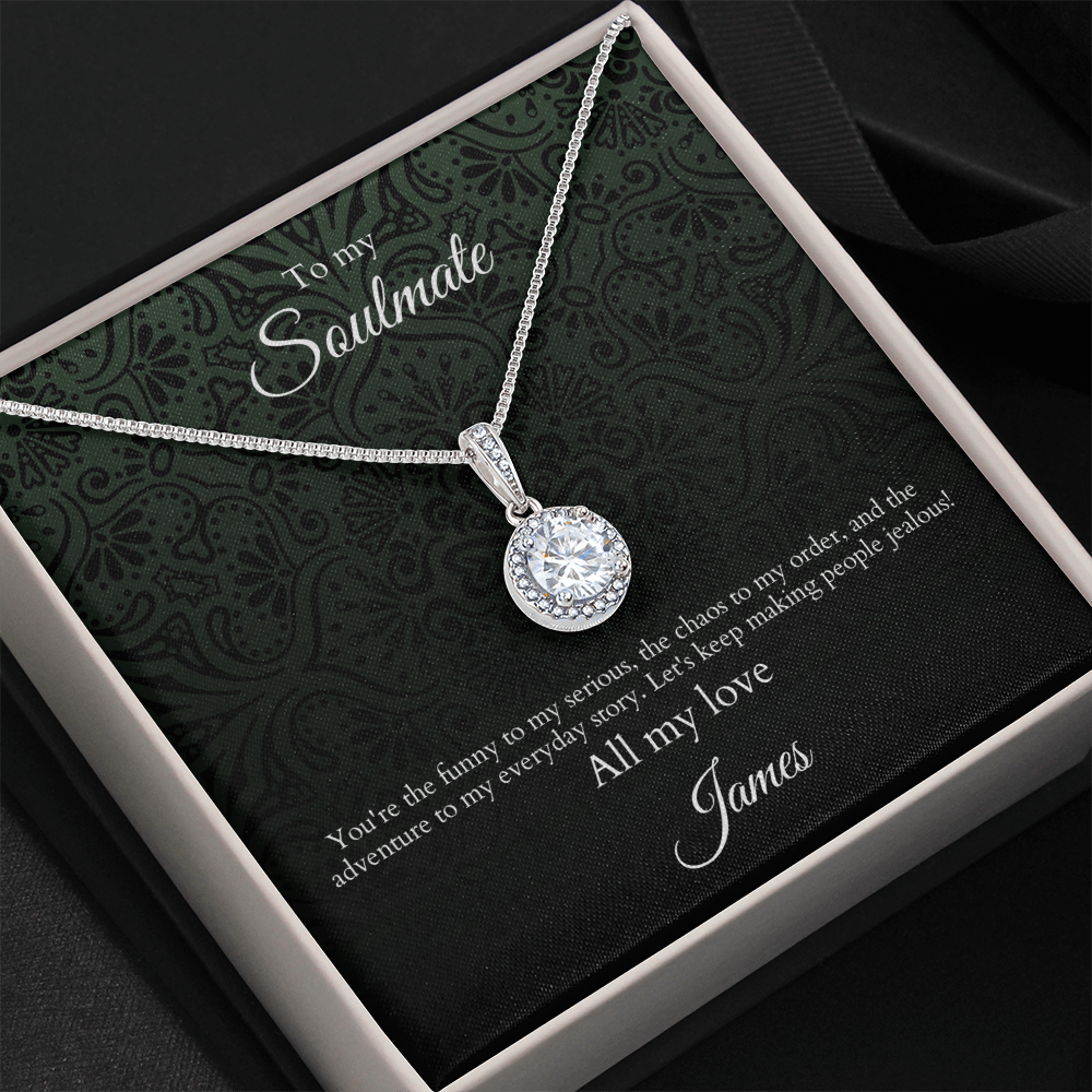 Personalized Eternal Hope Necklace, Custom Hope Pendant, Inspirational Jewelry, Gift for Women, Spiritual Necklace, Keepsake Jewelry