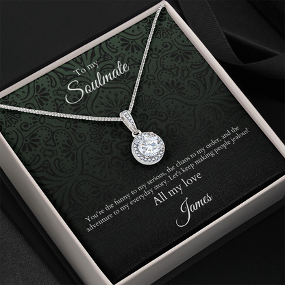 Personalized Eternal Hope Necklace, Custom Hope Pendant, Inspirational Jewelry, Gift for Women, Spiritual Necklace, Keepsake Jewelry