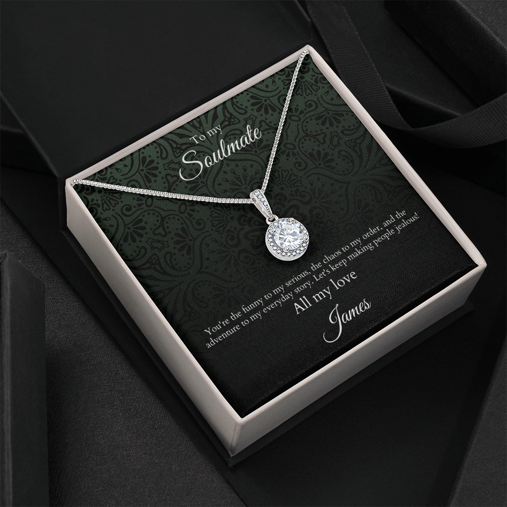 Personalized Eternal Hope Necklace, Custom Hope Pendant, Inspirational Jewelry, Gift for Women, Spiritual Necklace, Keepsake Jewelry