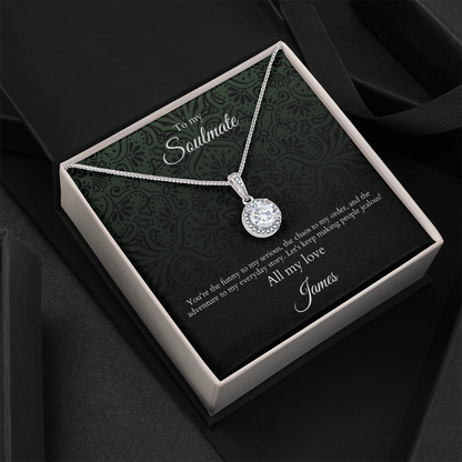 Personalized Eternal Hope Necklace, Custom Hope Pendant, Inspirational Jewelry, Gift for Women, Spiritual Necklace, Keepsake Jewelry