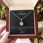 Personalized Eternal Hope Necklace, Custom Hope Pendant, Inspirational Jewelry, Gift for Women, Spiritual Necklace, Keepsake Jewelry