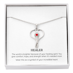 Healer Stethoscope Necklace, Nurse Gift, Doctor Jewellery, Medical Professional Gift, Women's Healthcare Necklace, Stethoscope Pendant